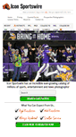Mobile Screenshot of iconsportswire.com